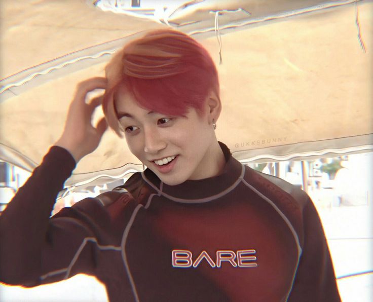 Jungkook with Half Seasond Half Fried Hair