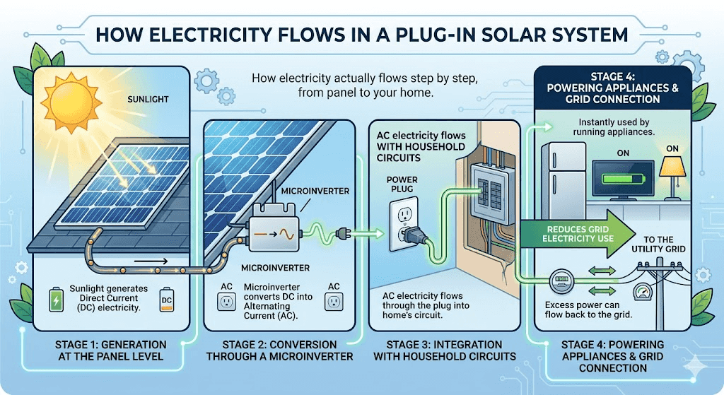 How Do Plug-in Solar Panels Work
