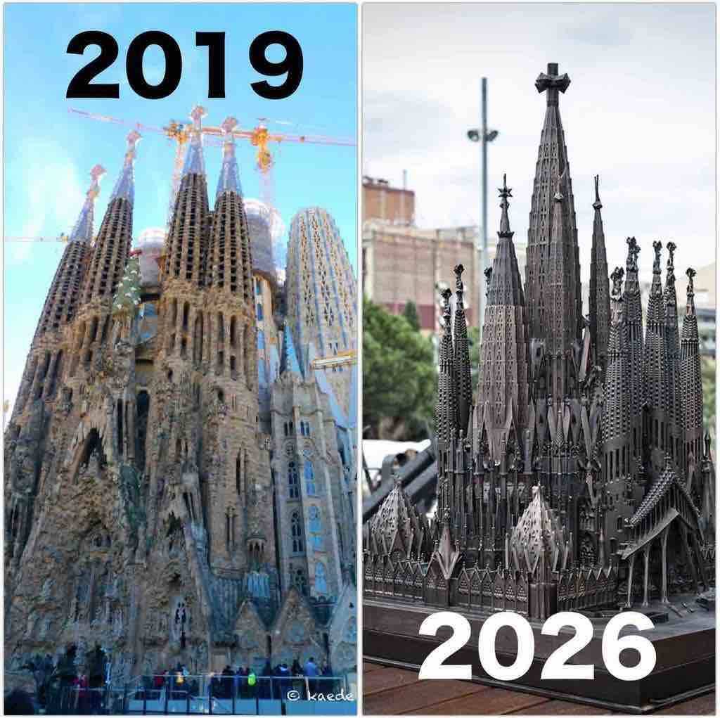 サグラダ・ファミリア完成はいつ？2026年の真相と2034年説を追究