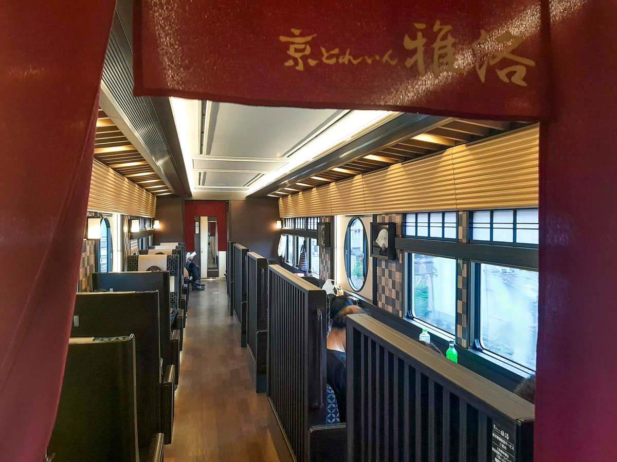 阪急京とれいん雅洛の車内徹底解剖！特別料金不要の豪華和空間
