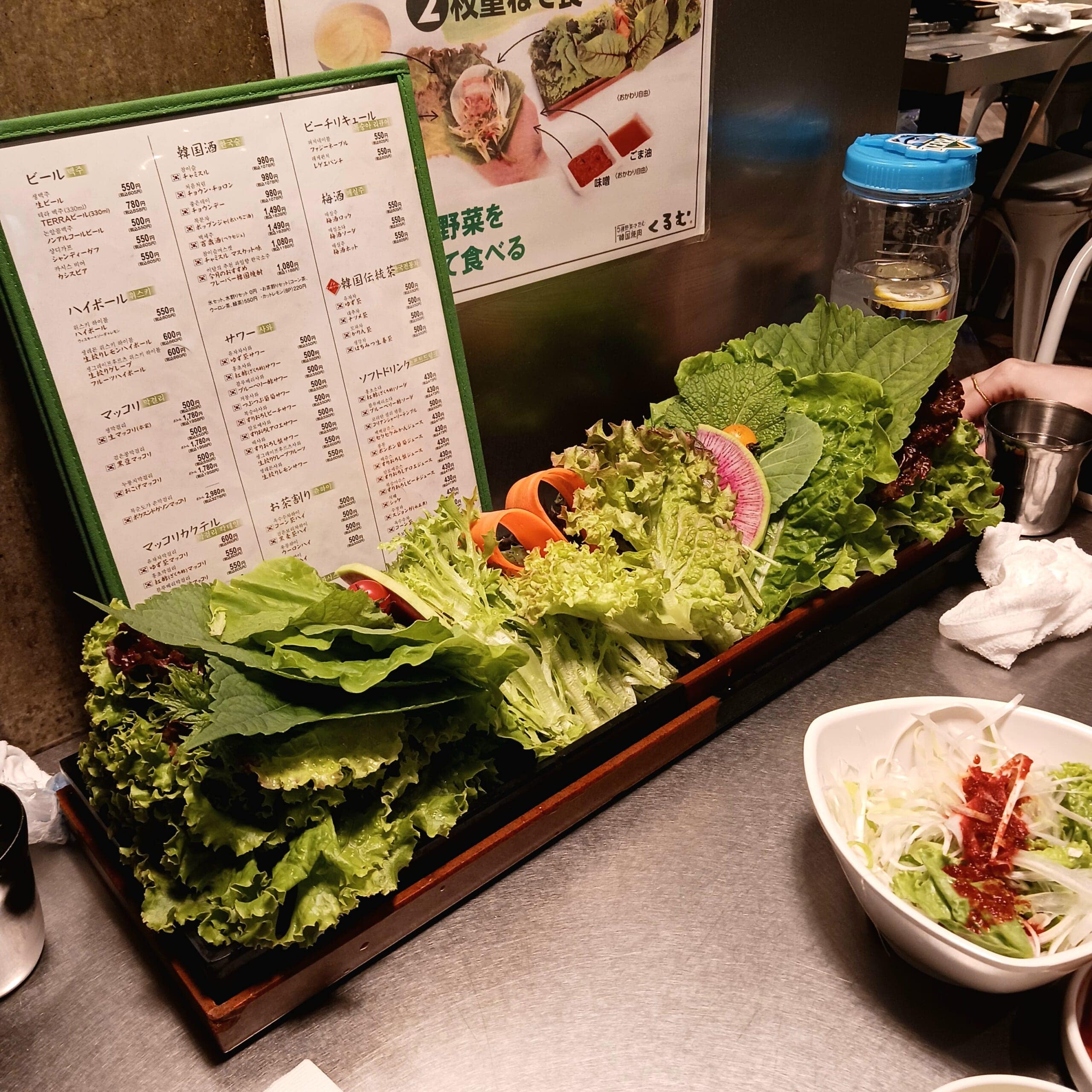新大久保くるむ完全攻略！予約裏技と15種野菜サムギョプサル