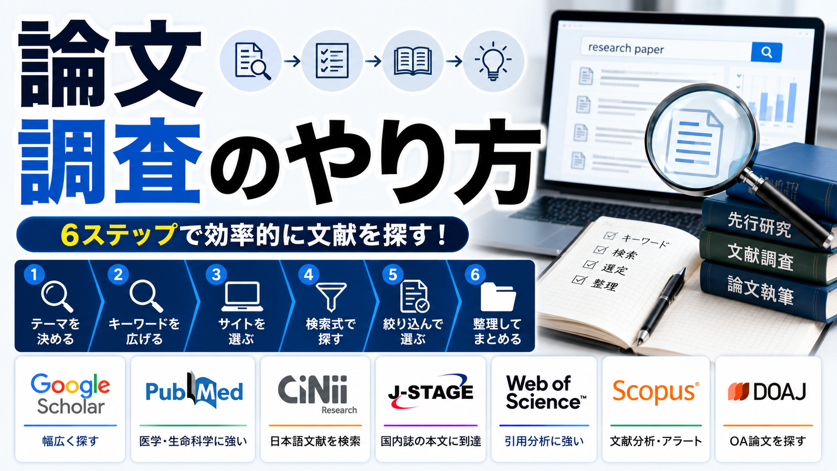 文献調査とは？ネット検索との決定的な違いと卒論・事業での成功法則