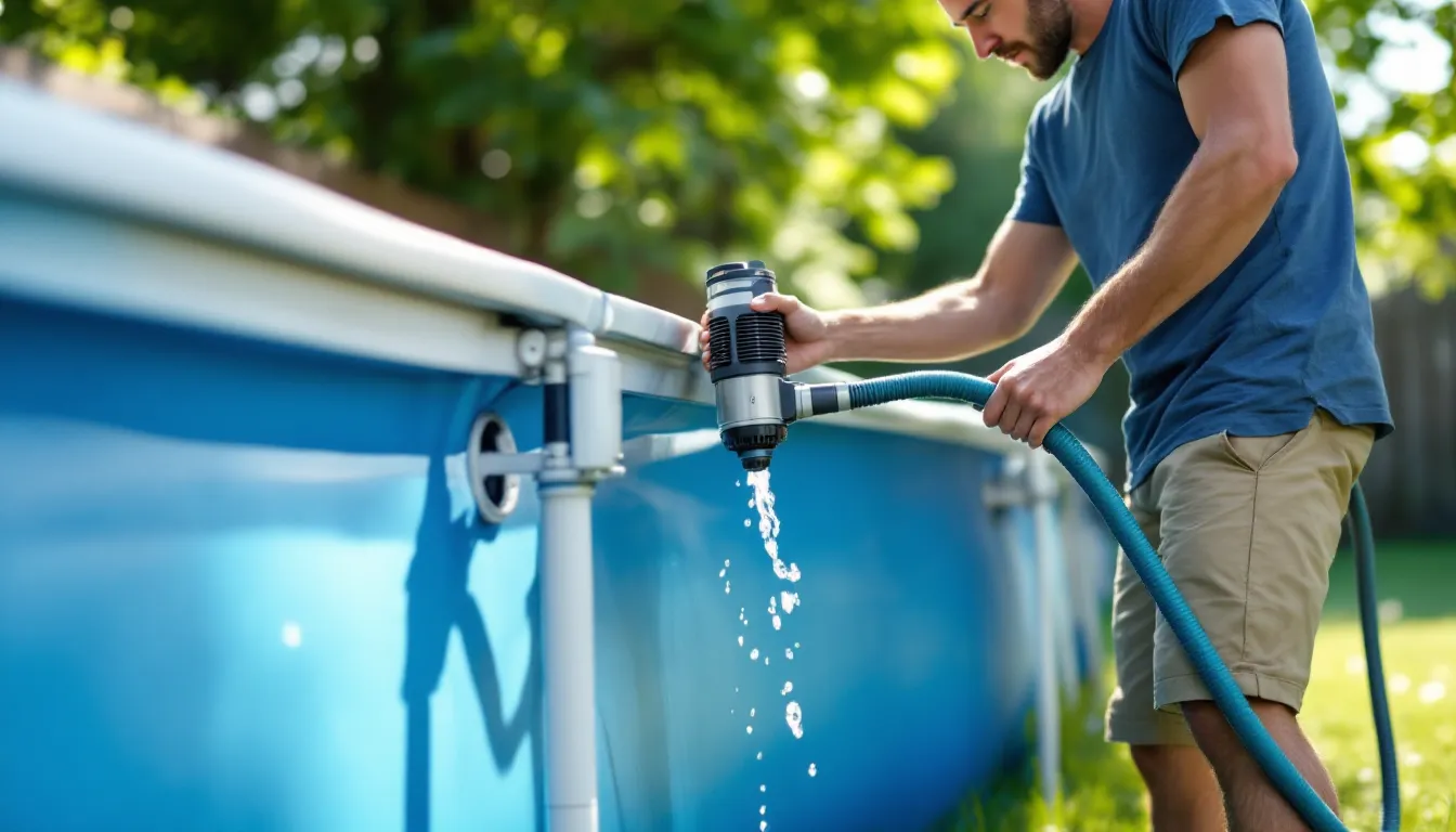 Pump to Pump Water out of Pool