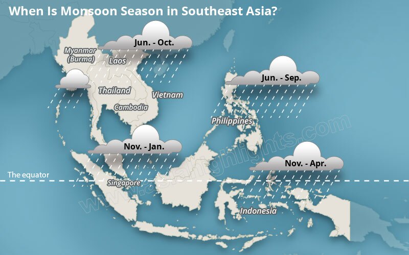 Weather in Southeast Asia