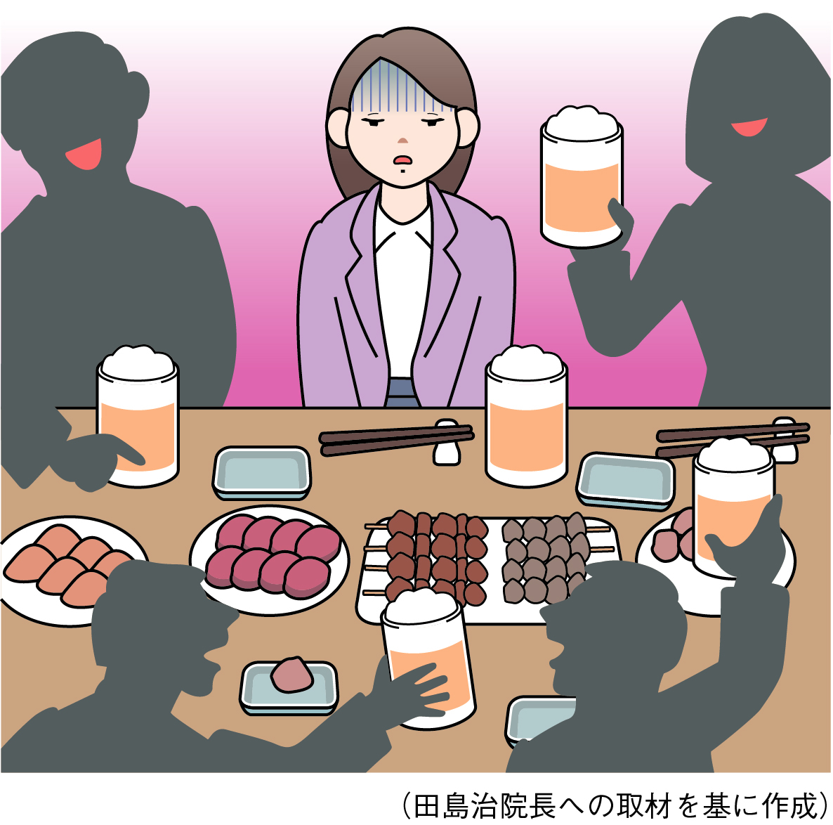 会食恐怖症で喉が詰まる原因とは？吐き気の正体と自力でできる克服法