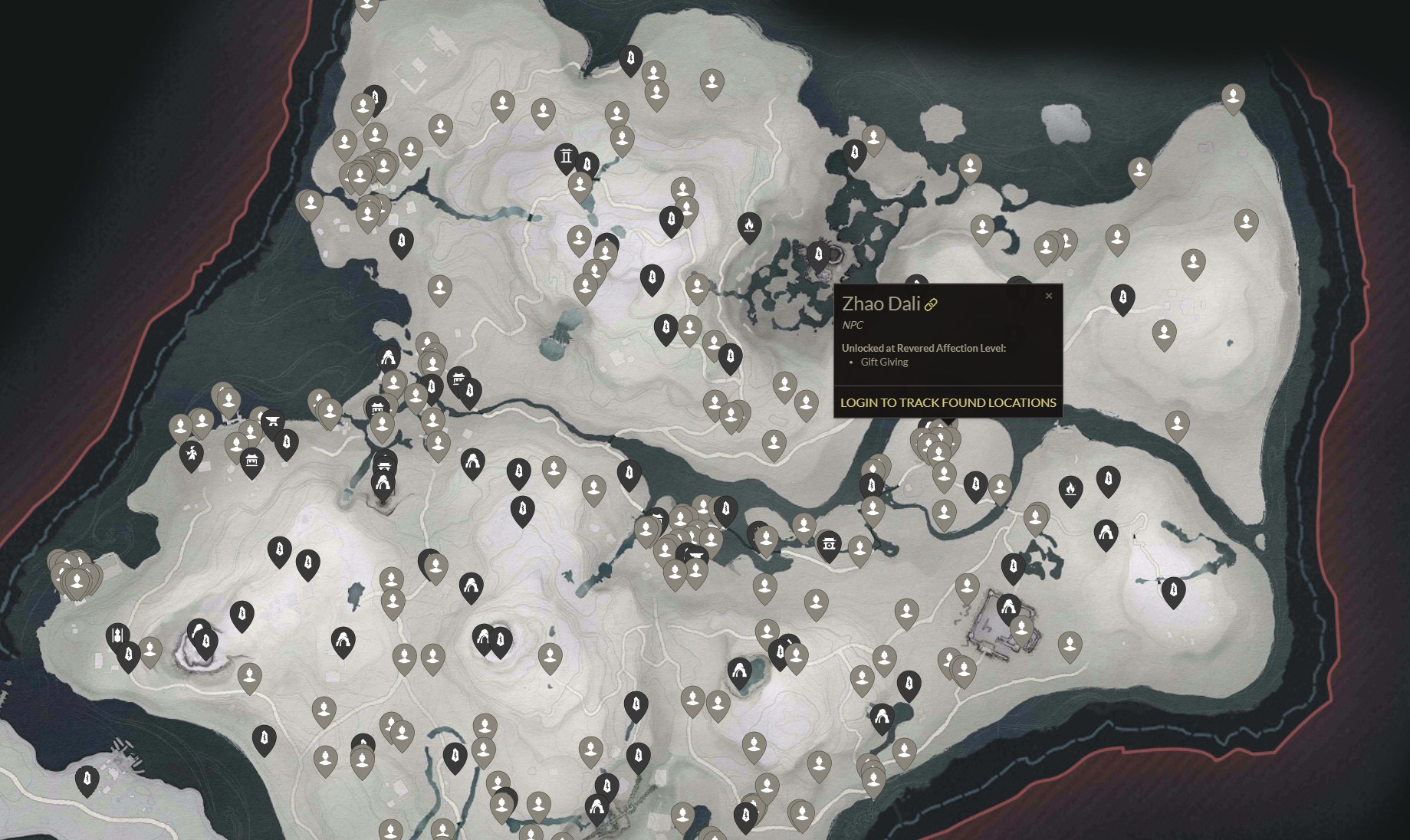 Where Winds Meet Full Chinese Version Map