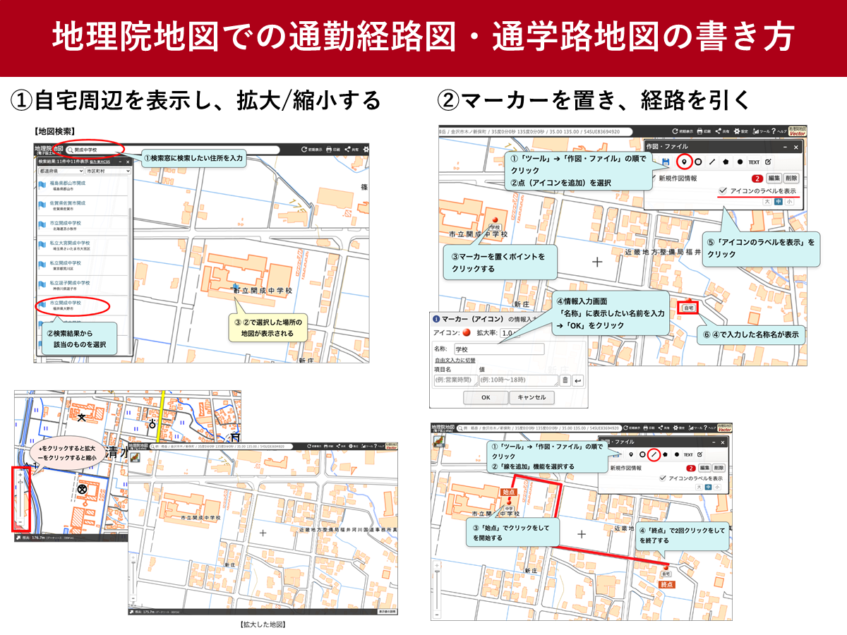 会社提出の通勤経路の書き方！略図・最安ルートと労災トラブル防止策