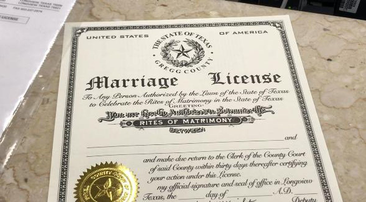 Marriage Licence Houston