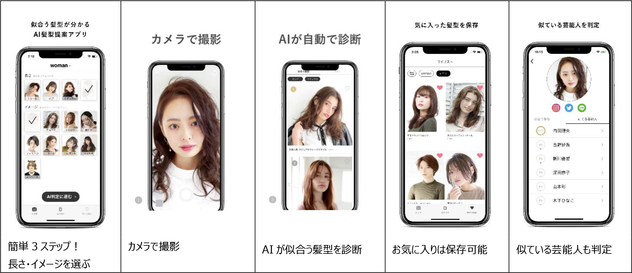 似合う髪型診断アプリ徹底比較！写真1枚でAiが暴く顔型・骨格の真実