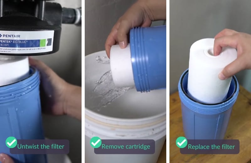 Whole House Water Filter Cartridge Replacement