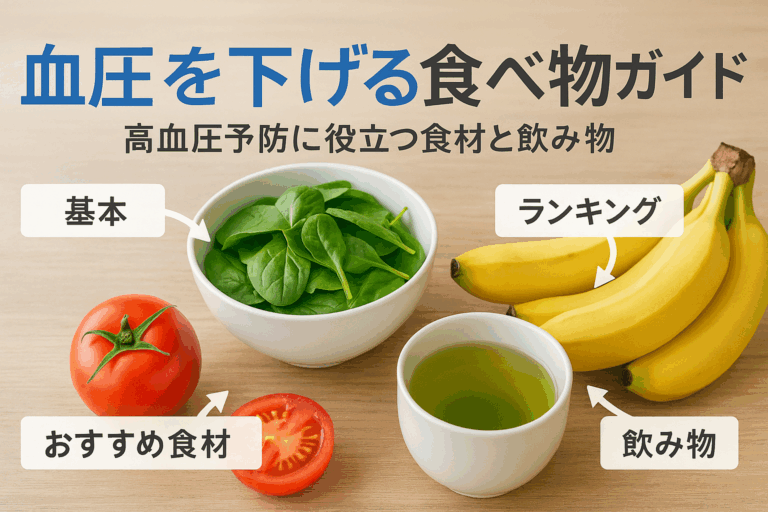 血圧を下げる食べ物ランキング2026！薬に頼らず数値を下げる最強食
