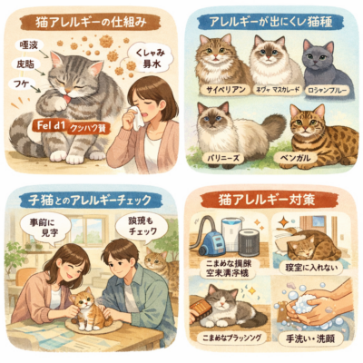 猫アレルギーでも猫と暮らす夢は叶う？2026年最新の対策と医療で変わる「猫 アレルギー 猫 飼う」の新常識