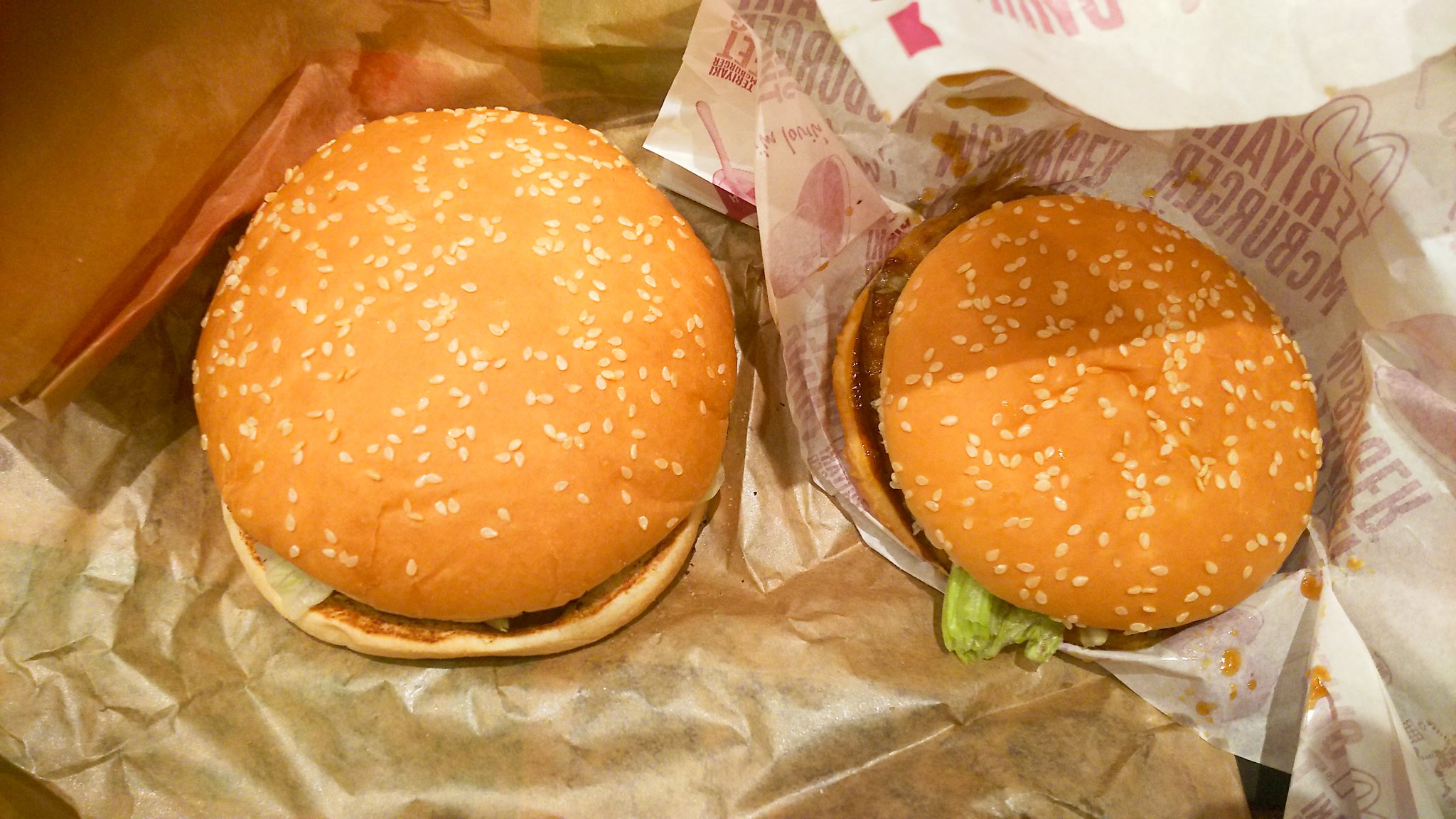 バーガーキングの大きさ完全比較！ワッパーとマックの決定的な違い【2026】