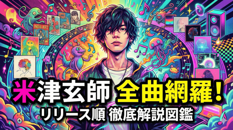 米津玄師の曲をリリース順に全網羅！古い順から最新まで徹底解説