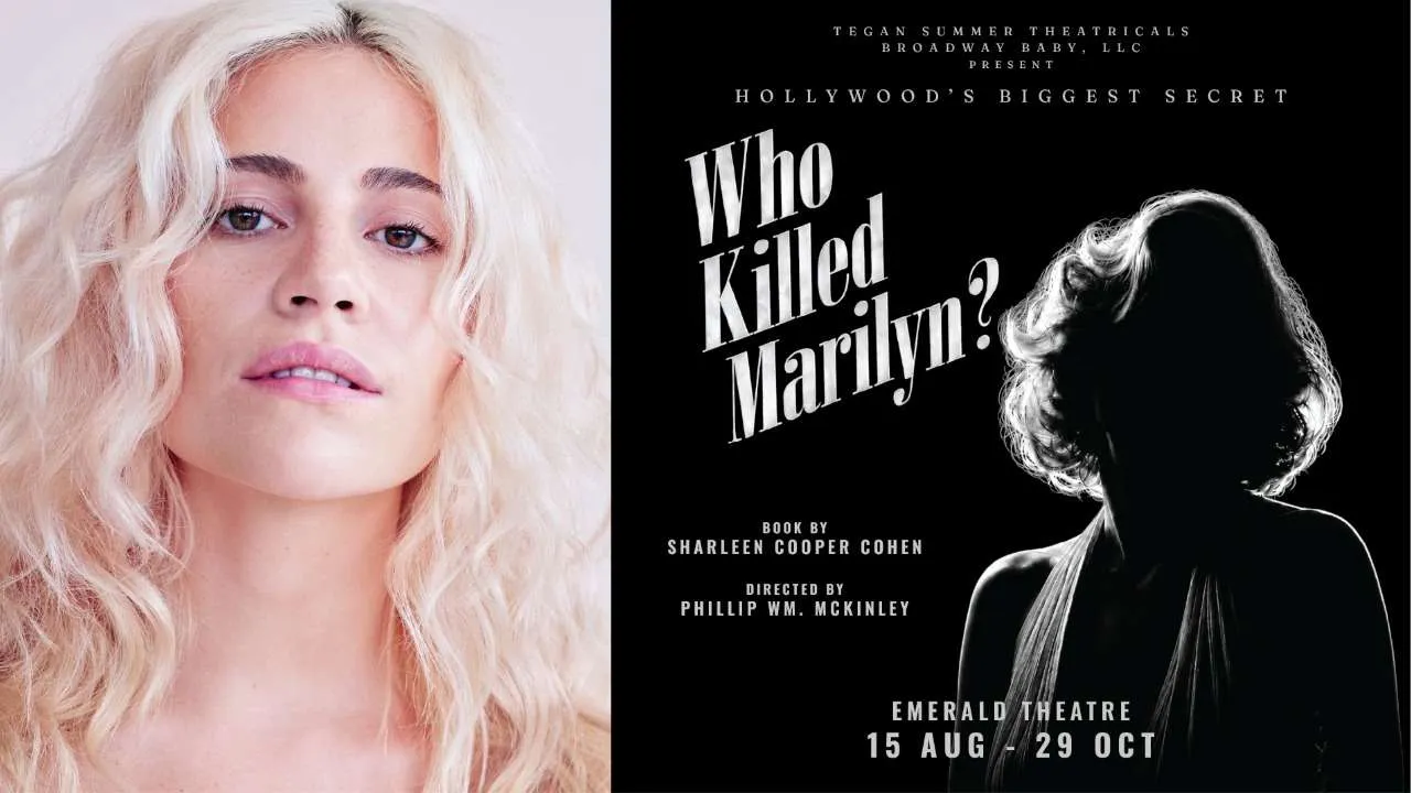 Pixie Lott Transforms into Marilyn Monroe for West End Thriller Who Killed Marilyn?