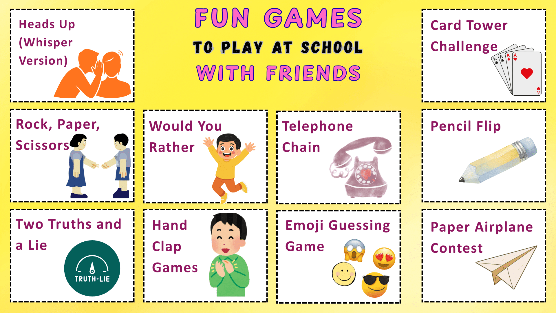 Fun Games to Play at School