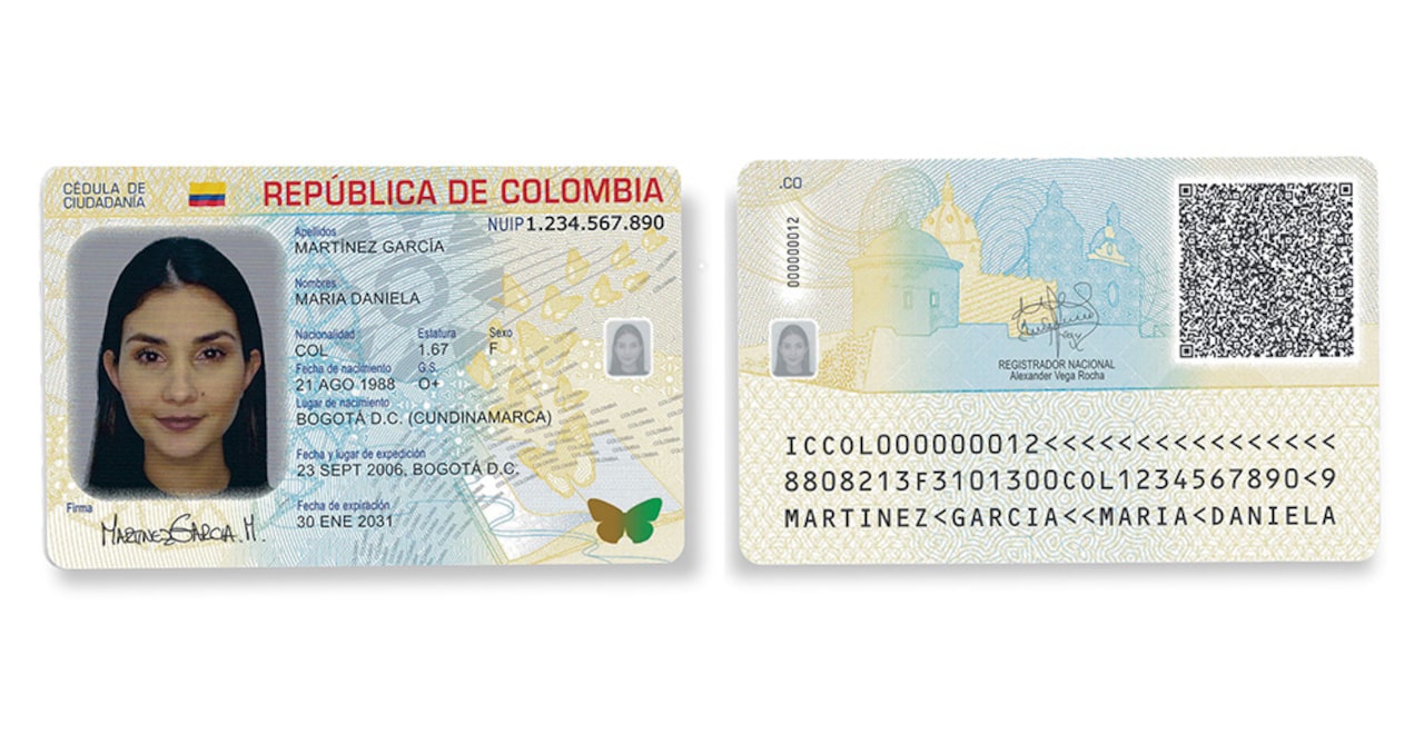 Colombian Identification Card