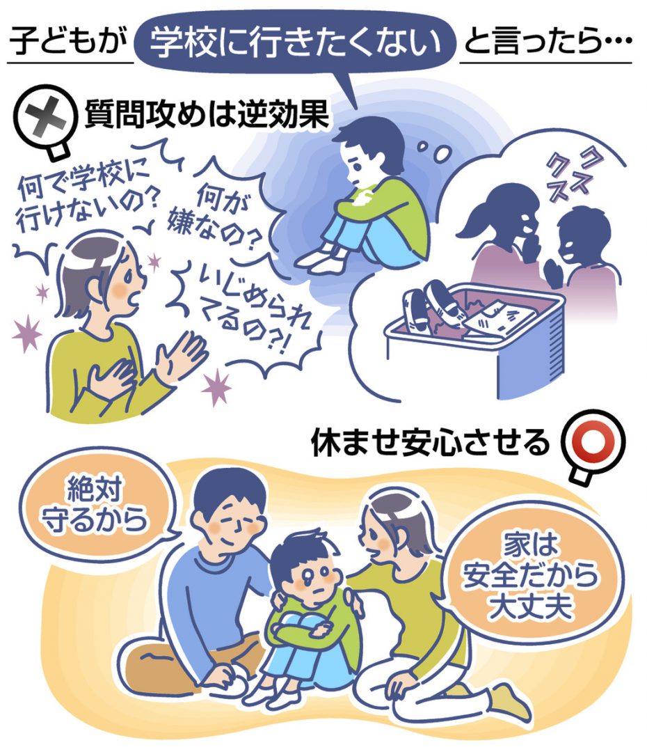 子どもが「学校に行きたくない」と訴えたら？理由と親の対応・判断基準