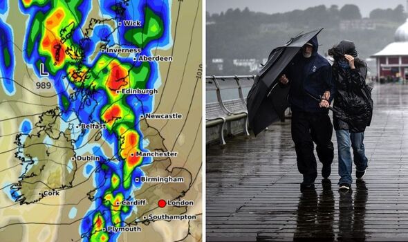 Uk to Be Drenched by 740-Mile Rain Front