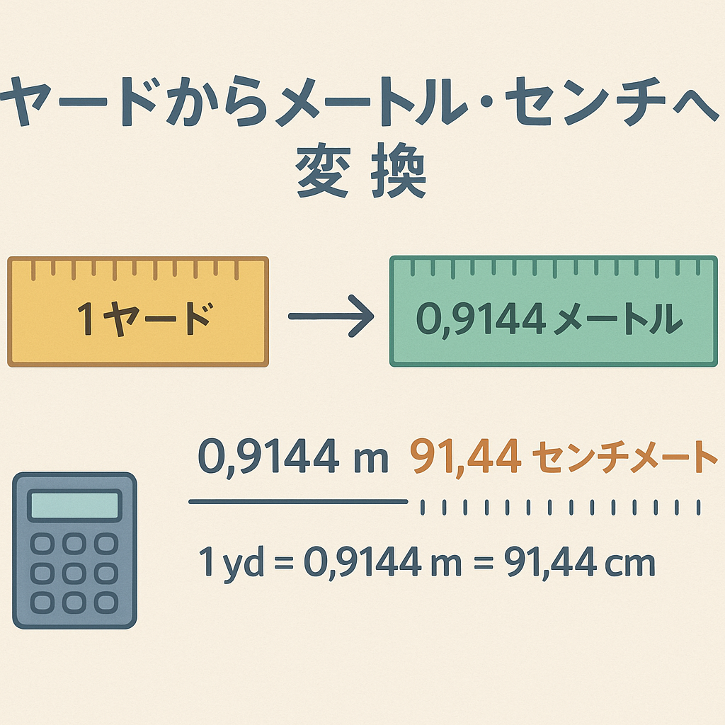 1ヤードは何メートル？現場で迷わない暗算裏ワザと換算早見表