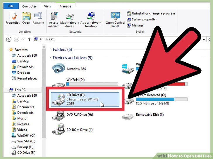 How to Open Bin Format File