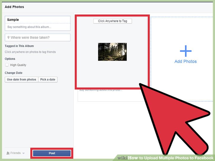 Facebook How to Upload Photos