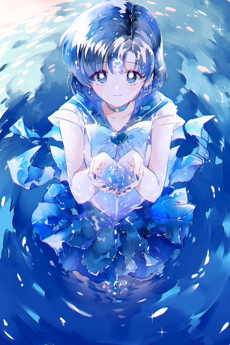 セーラーマーキュリー神イラスト特集！公式原画から最新ファンアートまで