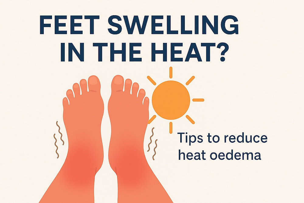 How to Stop Feet Swelling in Hot Weather
