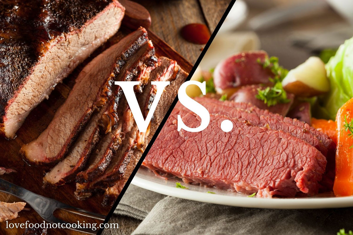 Difference Between Brisket and Corned Beef Brisket