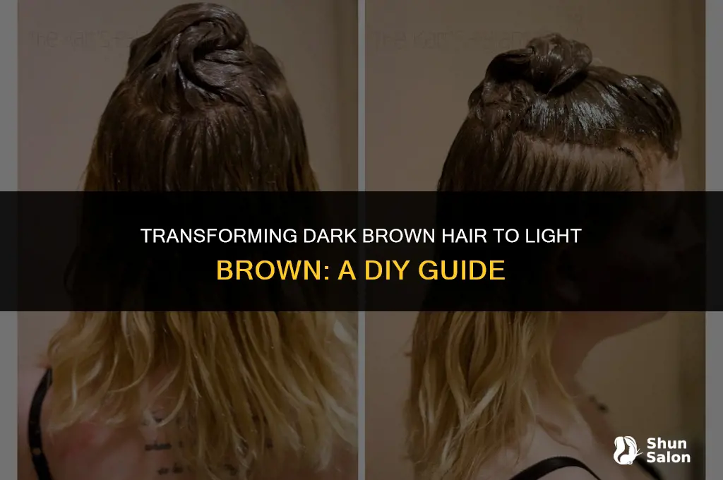 How Do You Dye Dark Brown Hair Light Brown