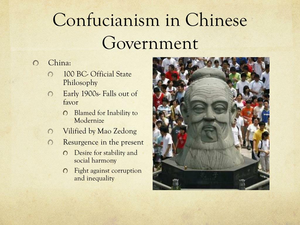 How Did Confucianism Influence Chinese Government