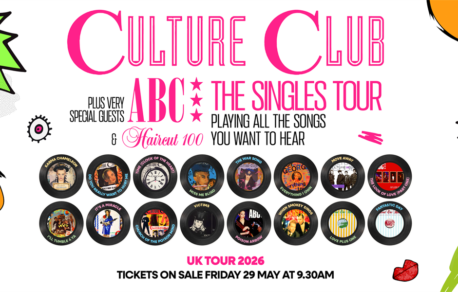 Culture Club Announces a Major Uk Arena Tour Starting December