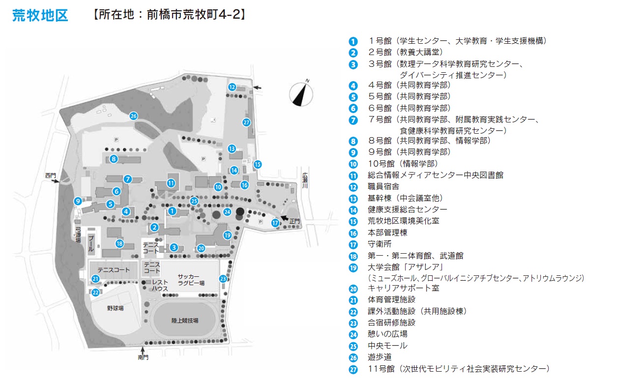 群馬大学荒牧キャンパス徹底解剖！学部・バス通学から住環境の全貌