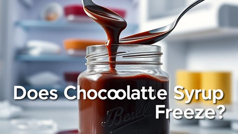 Can Chocolate Syrup Freeze
