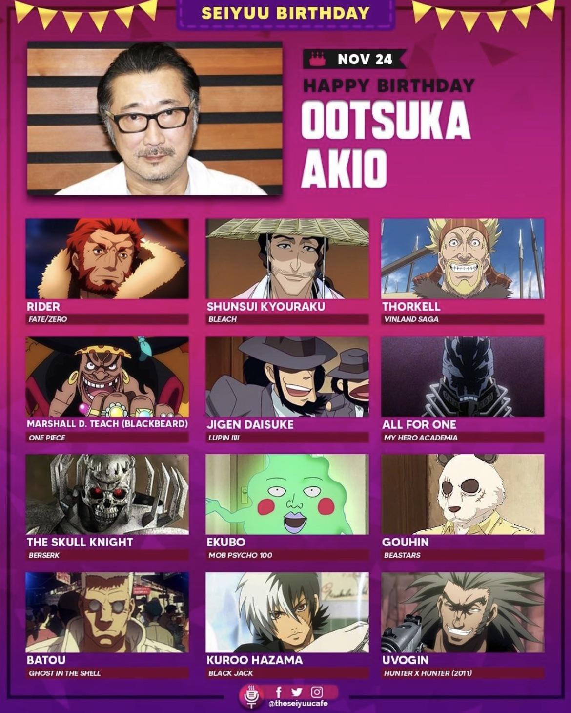 ヒロアカのオールフォーワン声優は大塚明夫！神谷浩史交代の真相