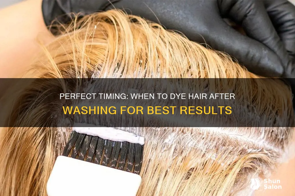Can You Dye Your Hair After You Washed It
