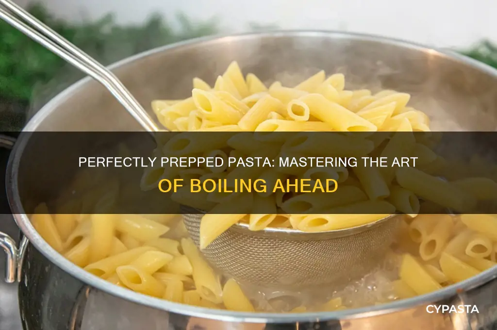 How to Cook Pasta Ahead of Time and Reheat