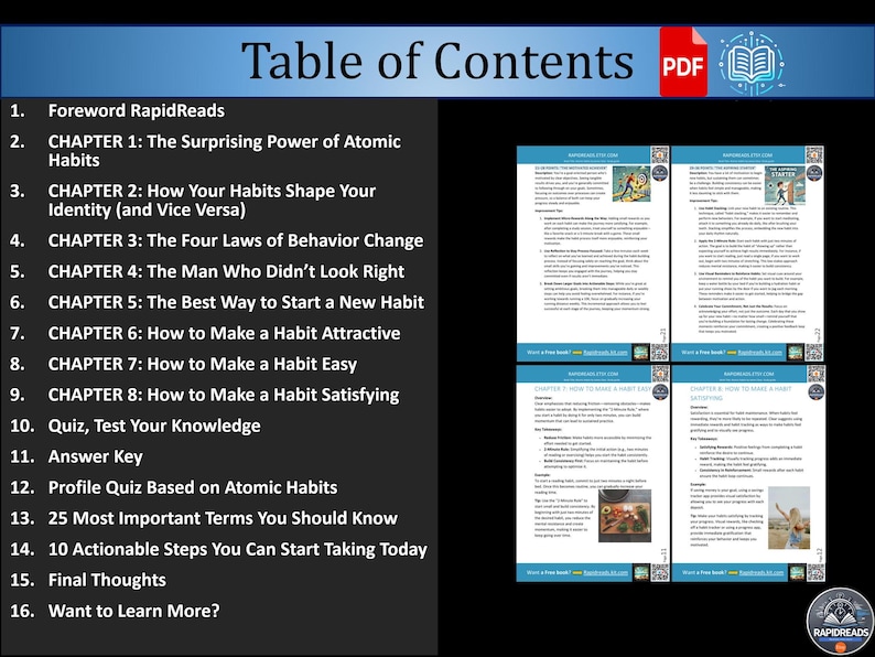 How Many Chapters Are in the Book Atomic Habits