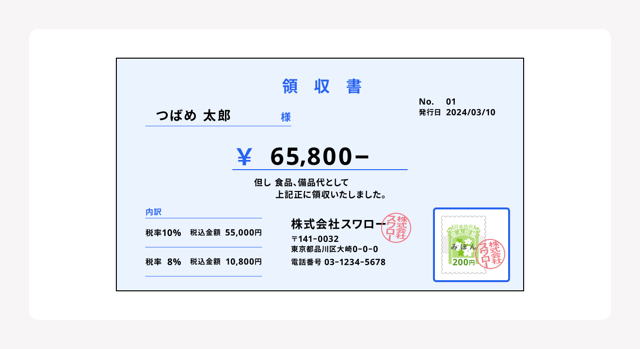 領収書の収入印紙はいくらから？5万円の判定基準と過怠税リスク
