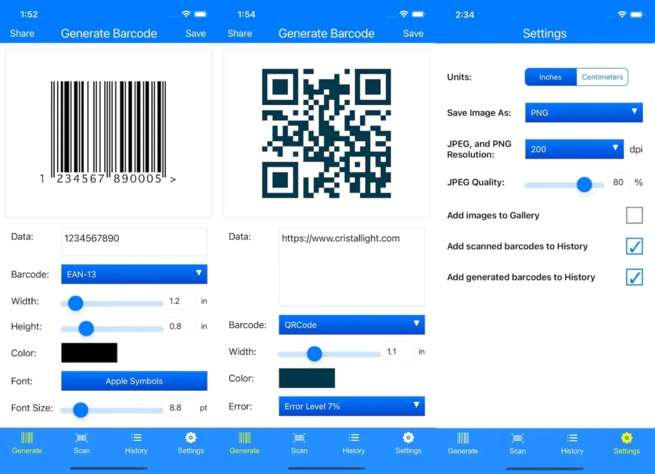 Create Mobile Barcode