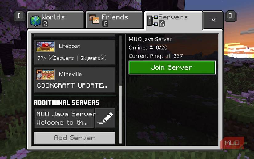 Minecraft Java Servers