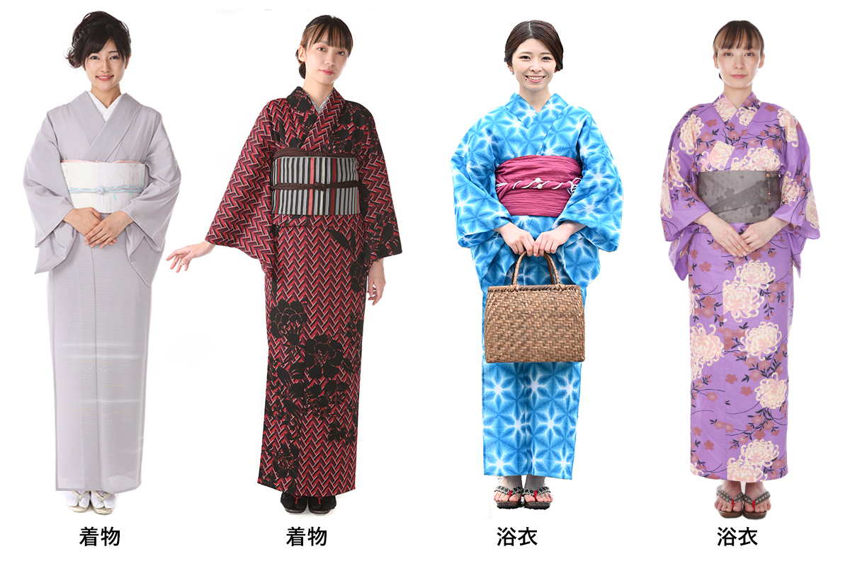 知らずに着ると恥？浴衣と着物の違いをプロが解説！粋な着こなし