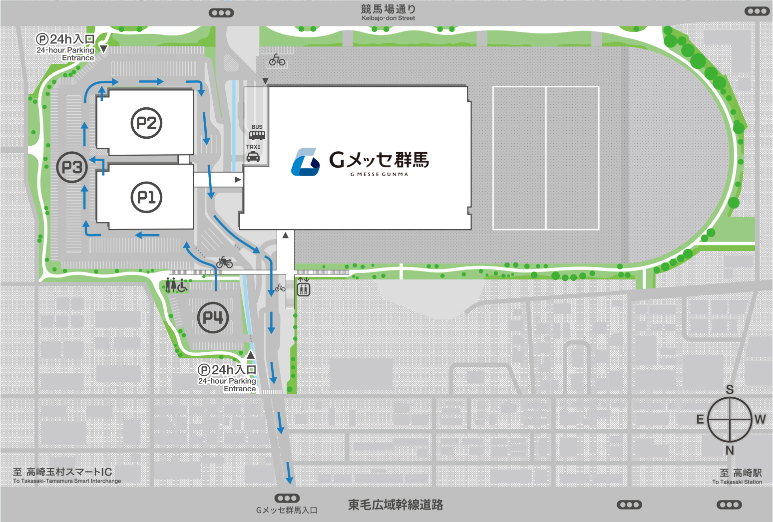 Gメッセ群馬駐車場の混雑と出庫渋滞を回避！料金と穴場完全攻略
