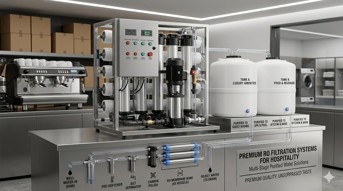 Premium Water Filtration Systems for Hospitality Hotels Restaurants