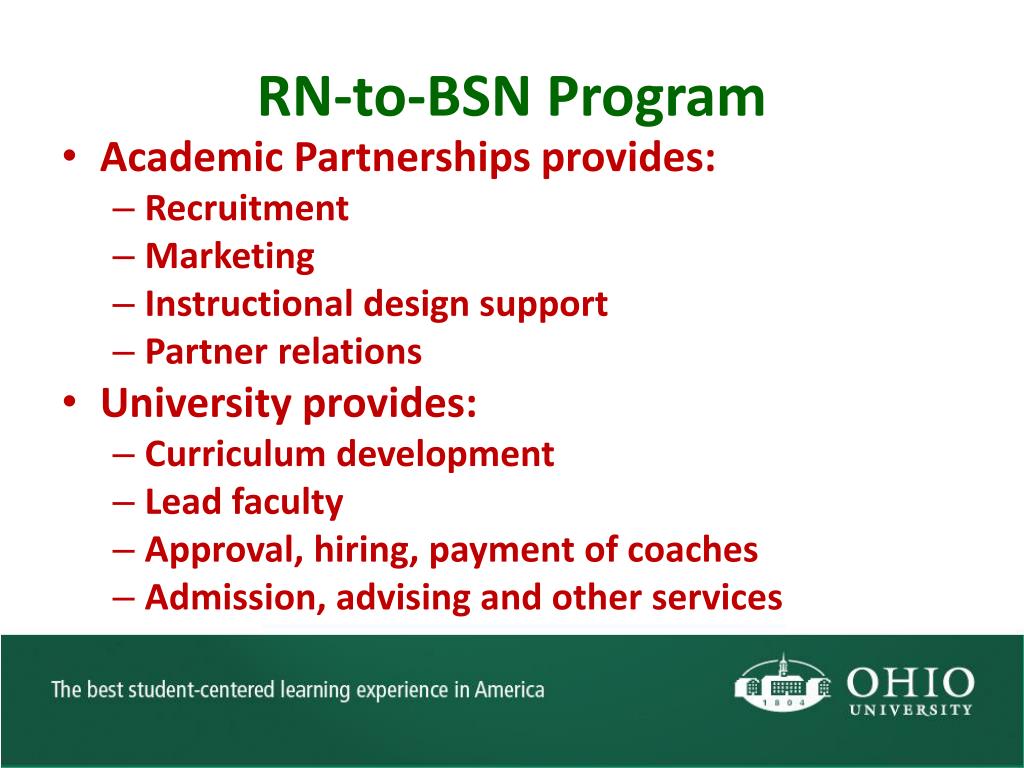 Rn to Bsn Ohio University