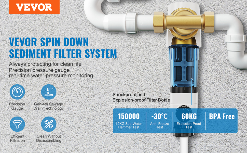 Whole House Sediment Filters for Well Water