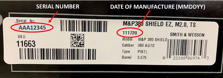 Smith and Wesson Gun Serial Number Lookup