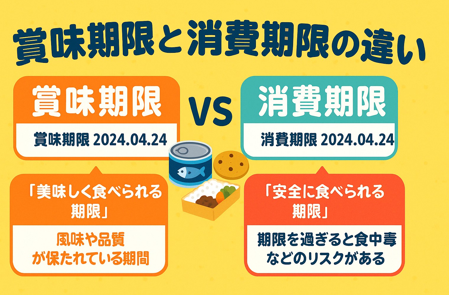 消費期限と賞味期限の違いとは？食べられる限界と安全係数の真相
