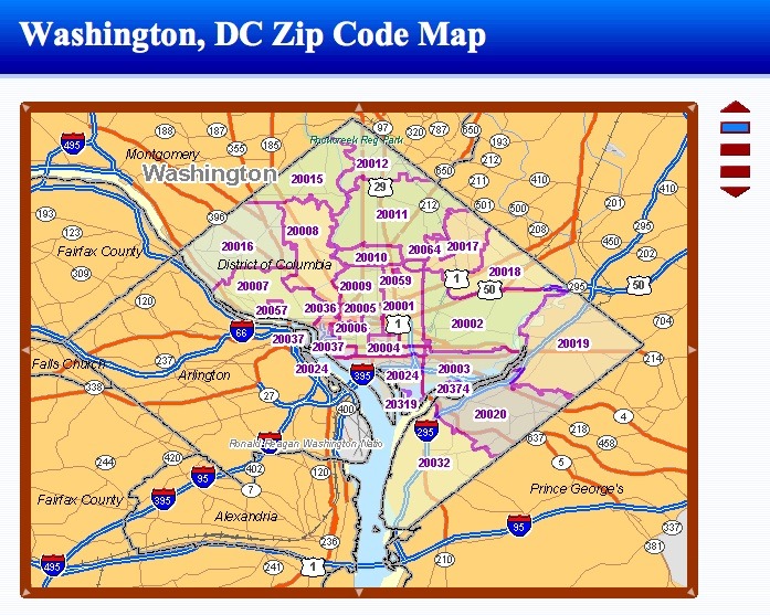 Zip Code for Washington D. C.