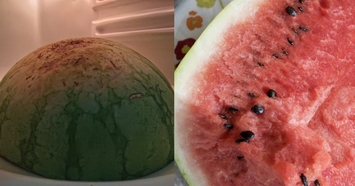 Watermelon Left out Overnight